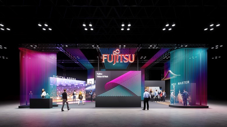 Image 1: Fujitsu booth Vision AI Park