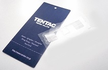 アパレル業界向けRFID付きブランドタグ