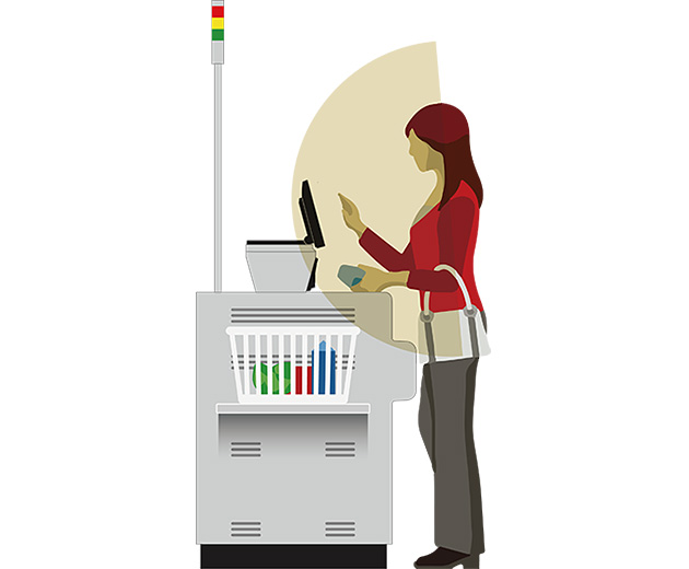 ペイメントステーション（支払機）の操作イメージ