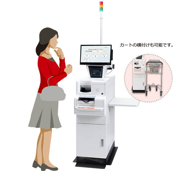 カートの横付けも可能です。