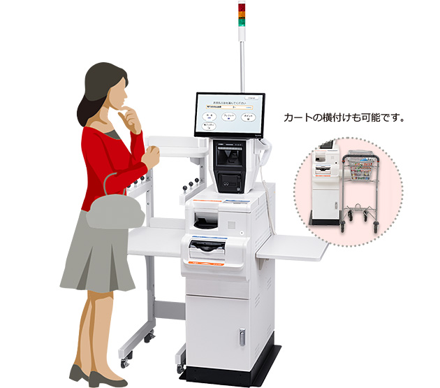 カートの横付けも可能です。