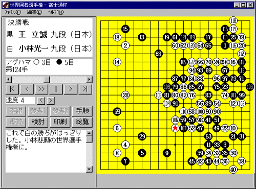 第九回・第十回 世界囲碁選手権・富士通杯 CD-ROM