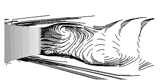重量軽減用孔付きアーム下流部