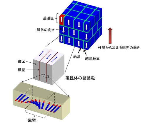 図1. 多結晶モデル