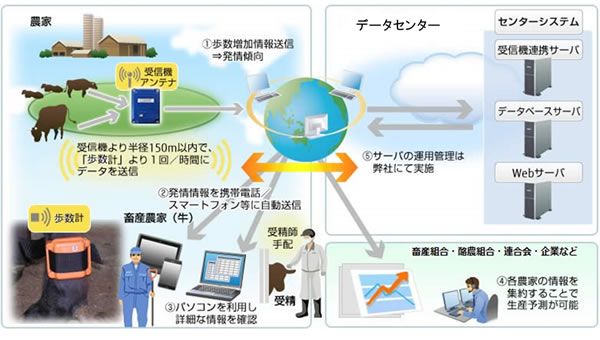 図1. 「牛歩SaaS」の概要
