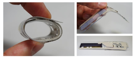 図2 開発した電池交換不要の薄型ビーコン