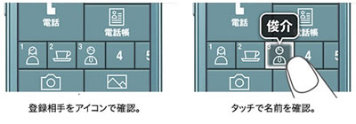 「ワンタッチダイヤル」の新機能