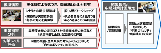 図2. 「レジリエンス強化支援サービス」の流れ