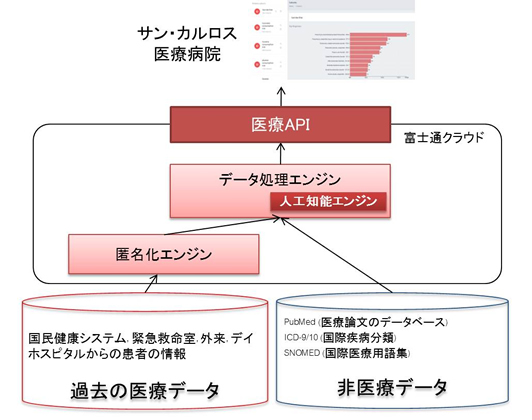 図: 意思決定を支援するシステム:サン・カルロス医療病院における典型的なワークフロー