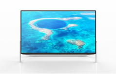 4辺狭額フレームのディスプレイ