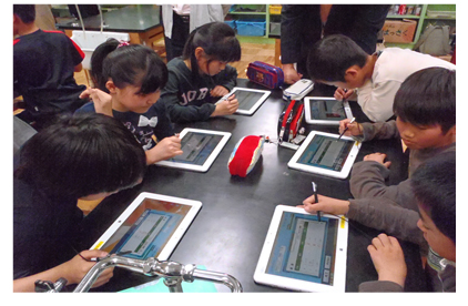 環境教育出前授業の様子