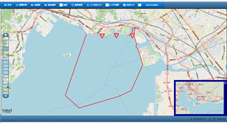 写真1：競技エリアの表示イメージ