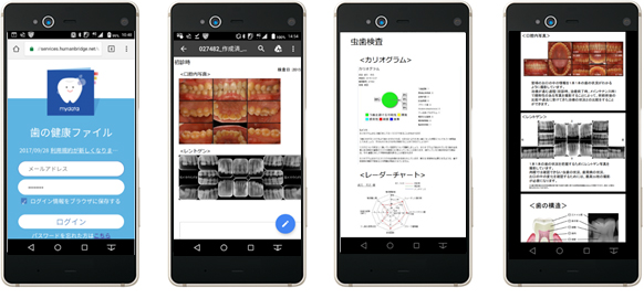 【歯の健康ファイルイメージ】