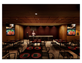 図1．「KIKKOMAN LIVE KITCHEN TOKYO」の店内イメージ