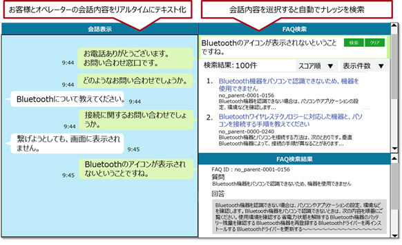 図2．「Zinrai CKA」の画面イメージ