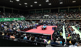 Tリーグの試合の様子