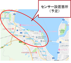 Wi-Fiパケットセンサーを15台設置