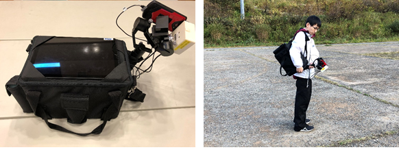 ヘリコプターに搭載する小型携帯電話基地局