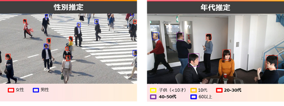 属性（性別・年代）推定