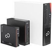 ESPRIMO デスクトップ型比較 左からG, Q, Dシリーズ