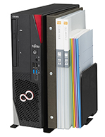 「CELSIUS J5010」とブックシェルフ型スタンド