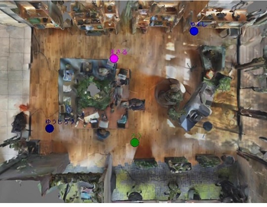 図4：俯瞰マップによる常時認証のイメージ